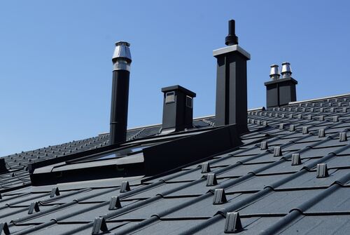 Dachfenster, Einfassung Dachplatte